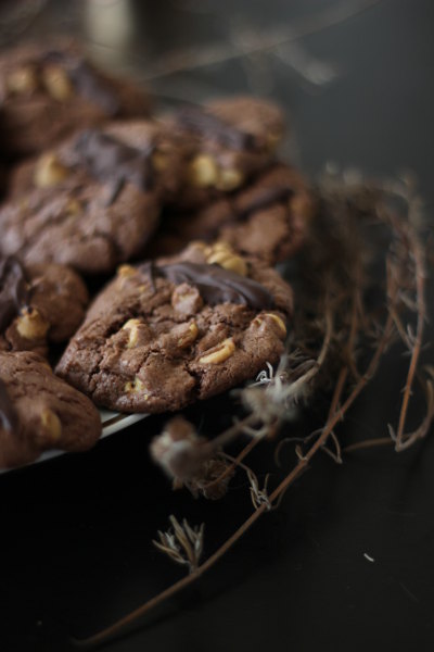 Erdnussbutter Schoko Pralinen Cookies 6